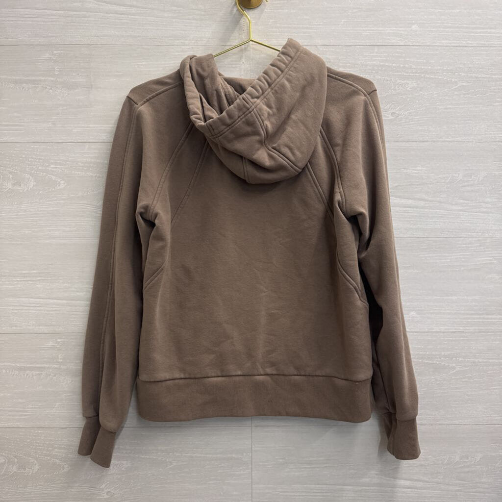 Athleta Brown Hoodie Sweatshirt Small