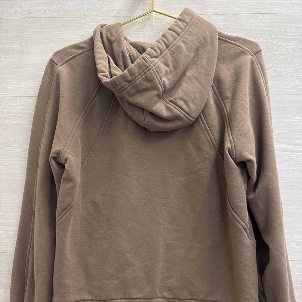 Athleta Brown Hoodie Sweatshirt Small