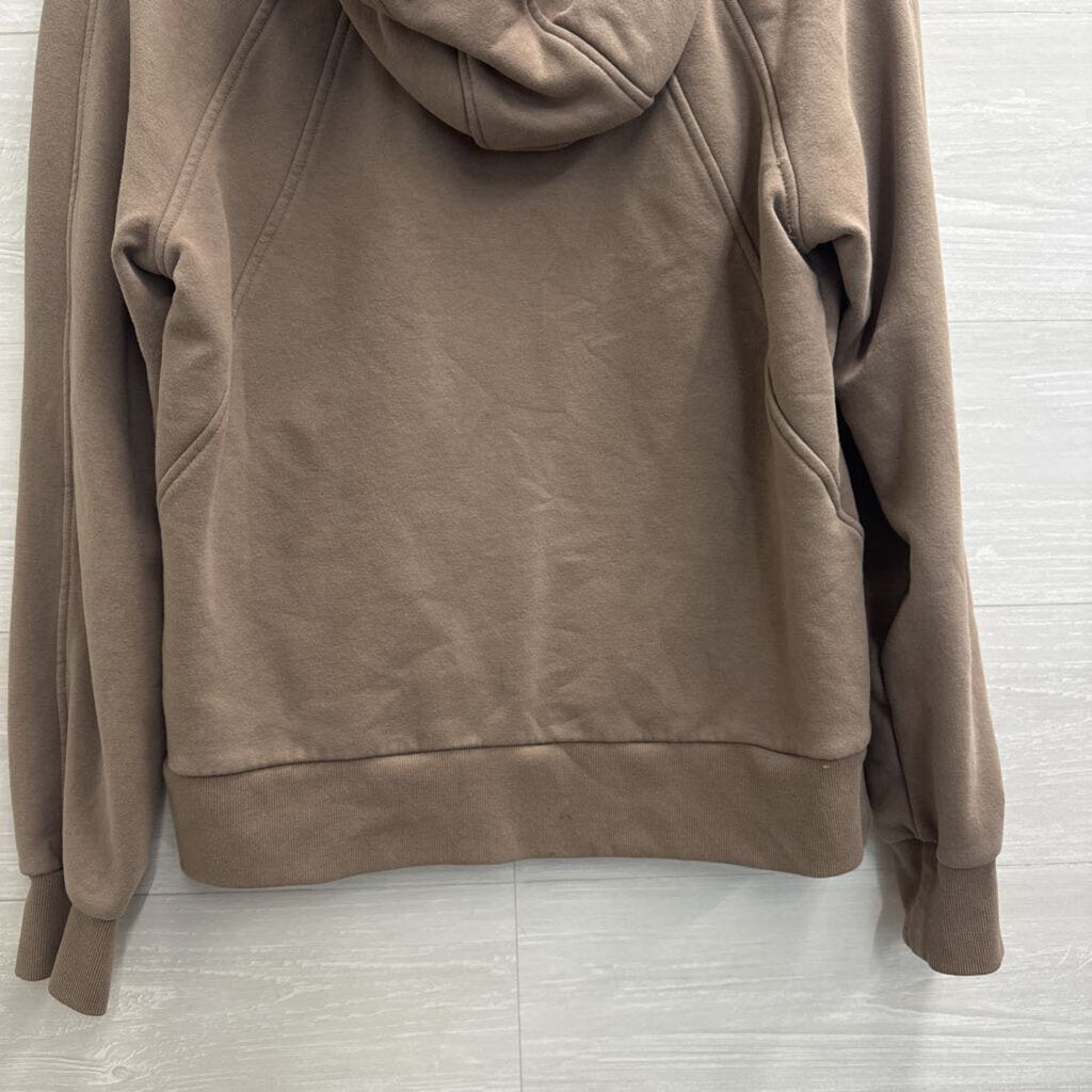 Athleta Brown Hoodie Sweatshirt Small