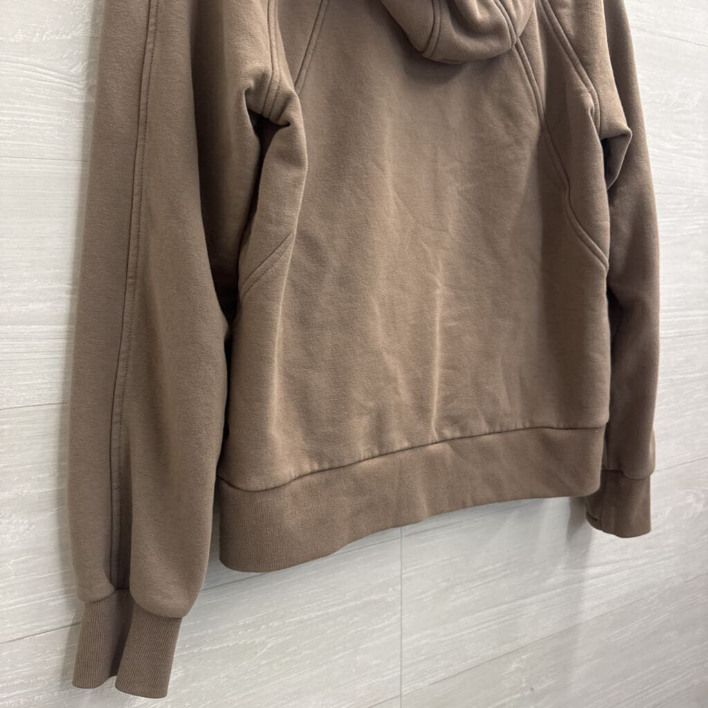 Athleta Brown Hoodie Sweatshirt Small