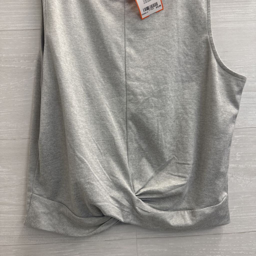 Double Zero Grey Cropped Tank Top Small