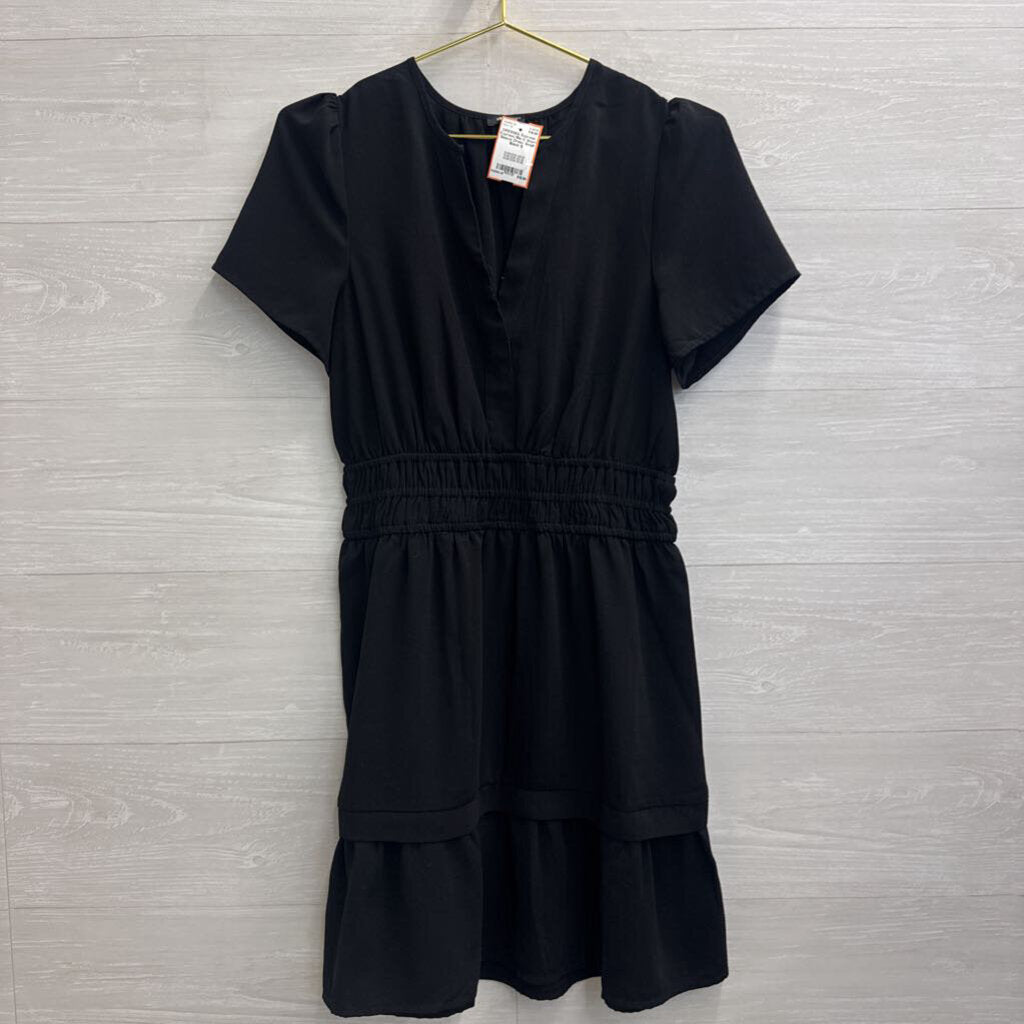 Express Black Short Sleeve Dress Small