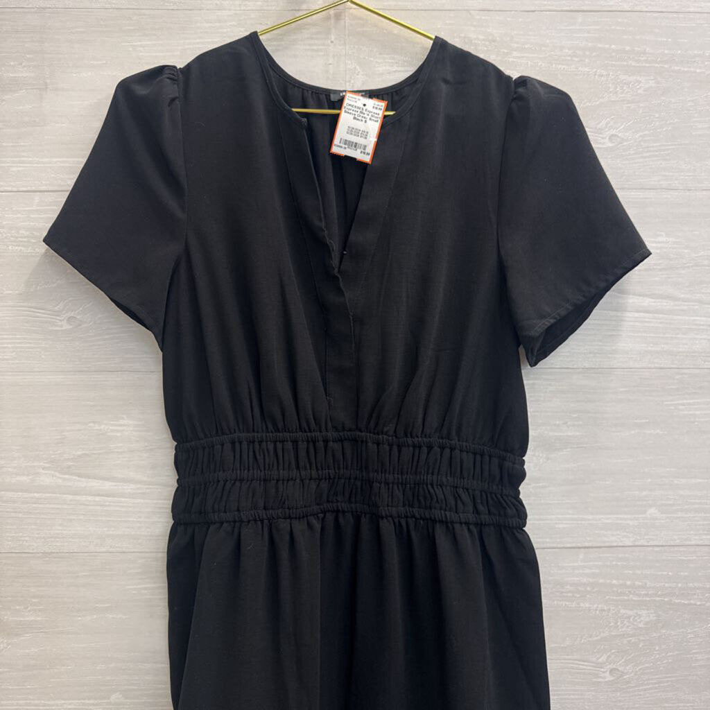 Express Black Short Sleeve Dress Small