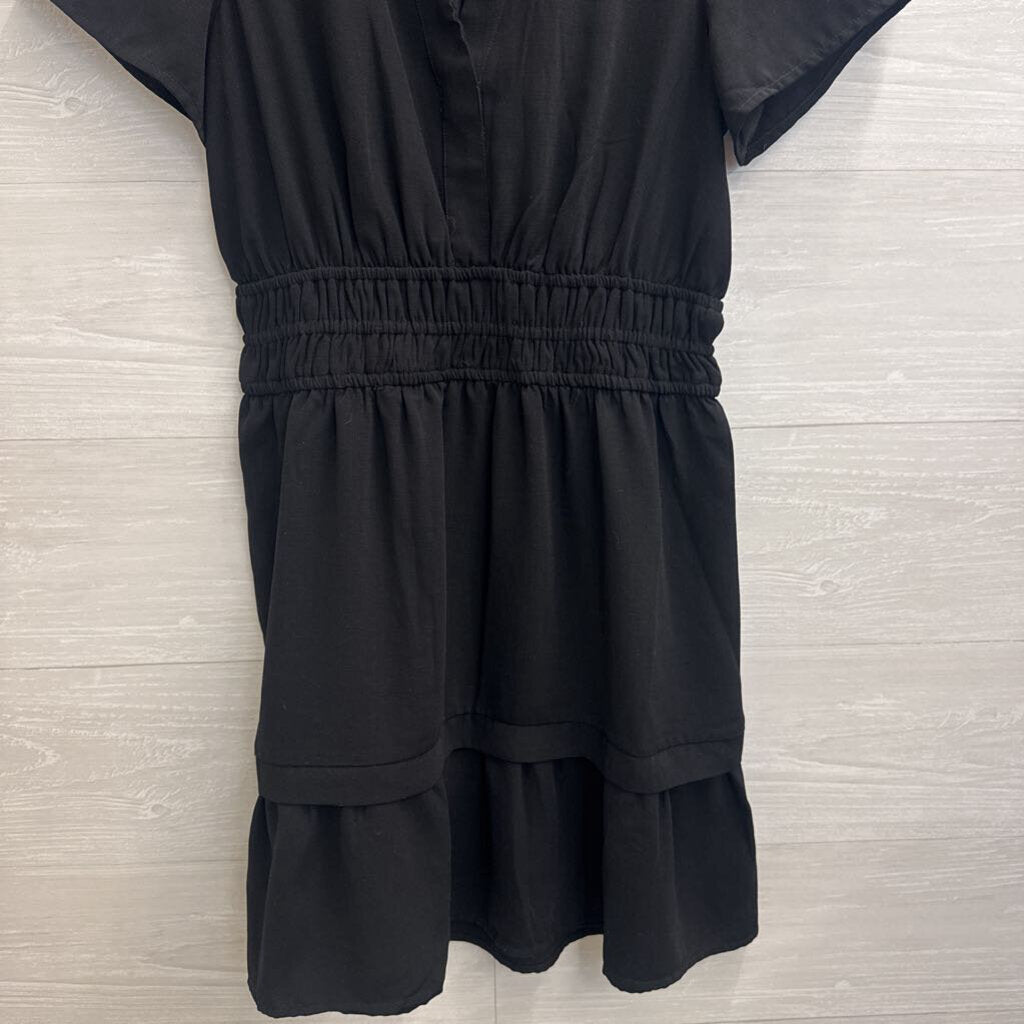 Express Black Short Sleeve Dress Small