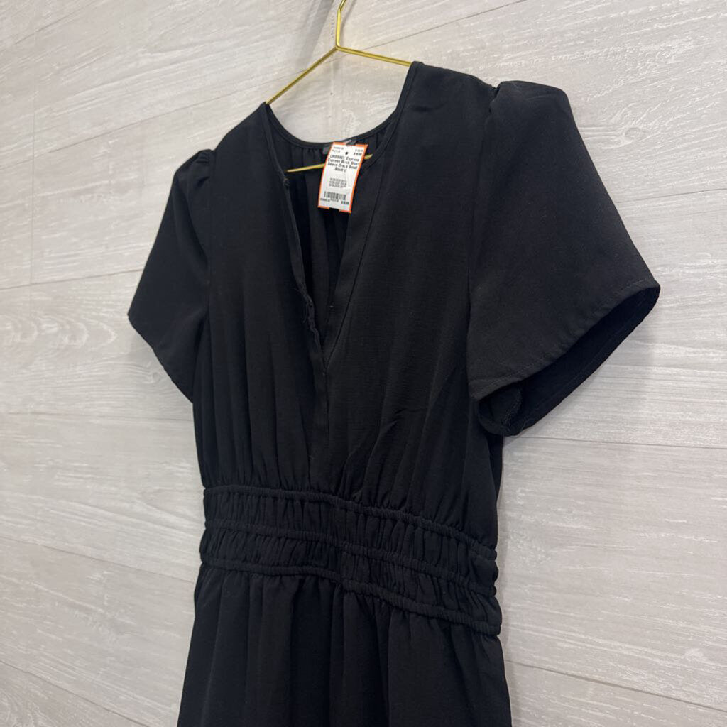 Express Black Short Sleeve Dress Small