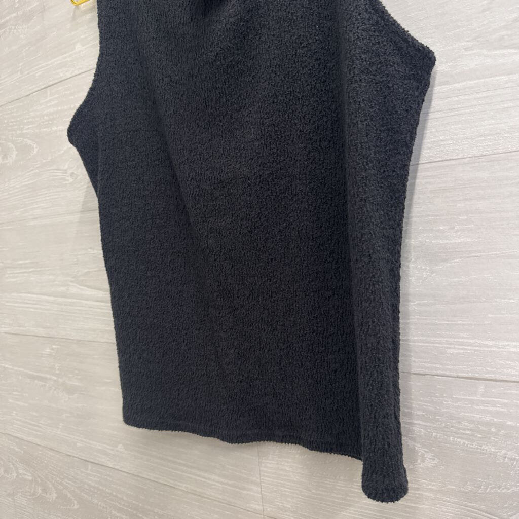 Black Textured Tank Top Extra Large