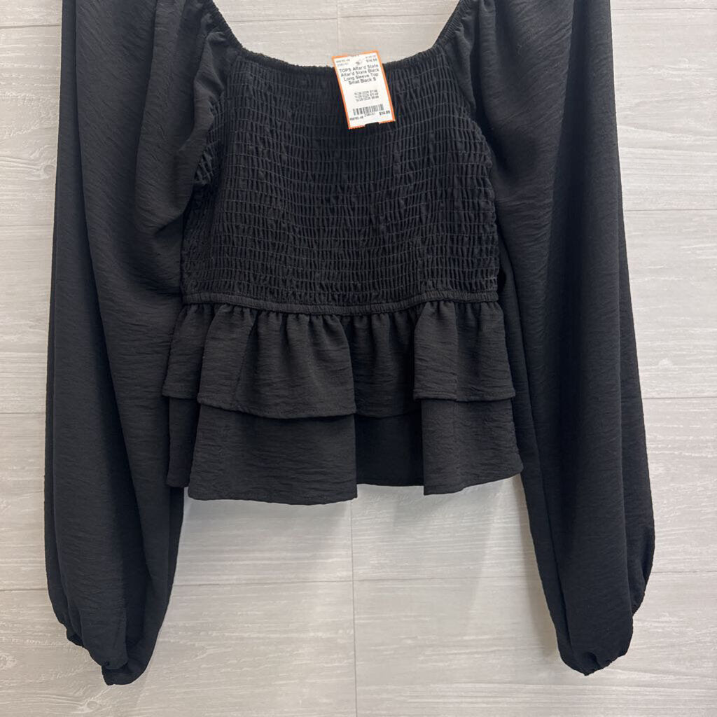 Altar'd State Black Long Sleeve Top Small