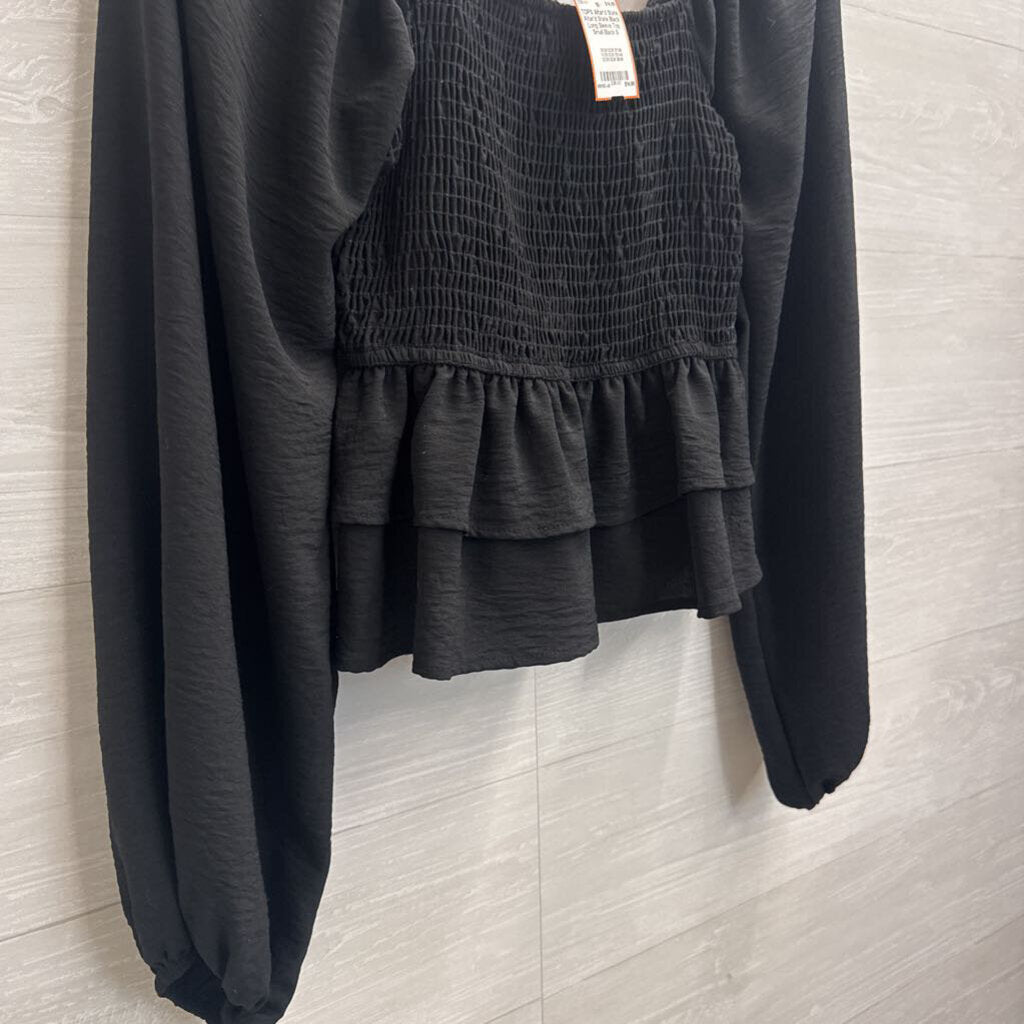 Altar'd State Black Long Sleeve Top Small