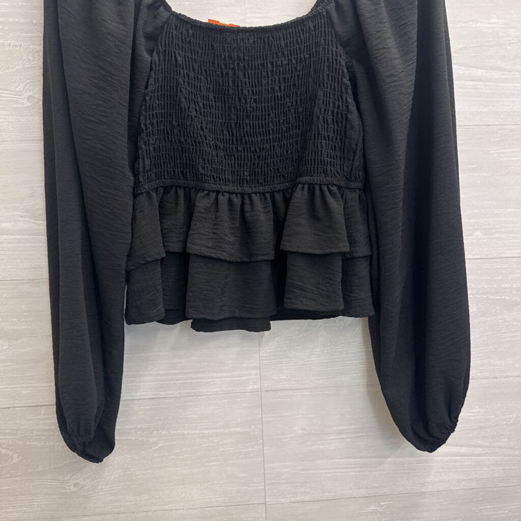 Altar'd State Black Long Sleeve Top Small