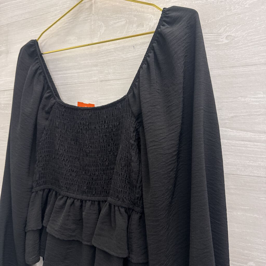 Altar'd State Black Long Sleeve Top Small