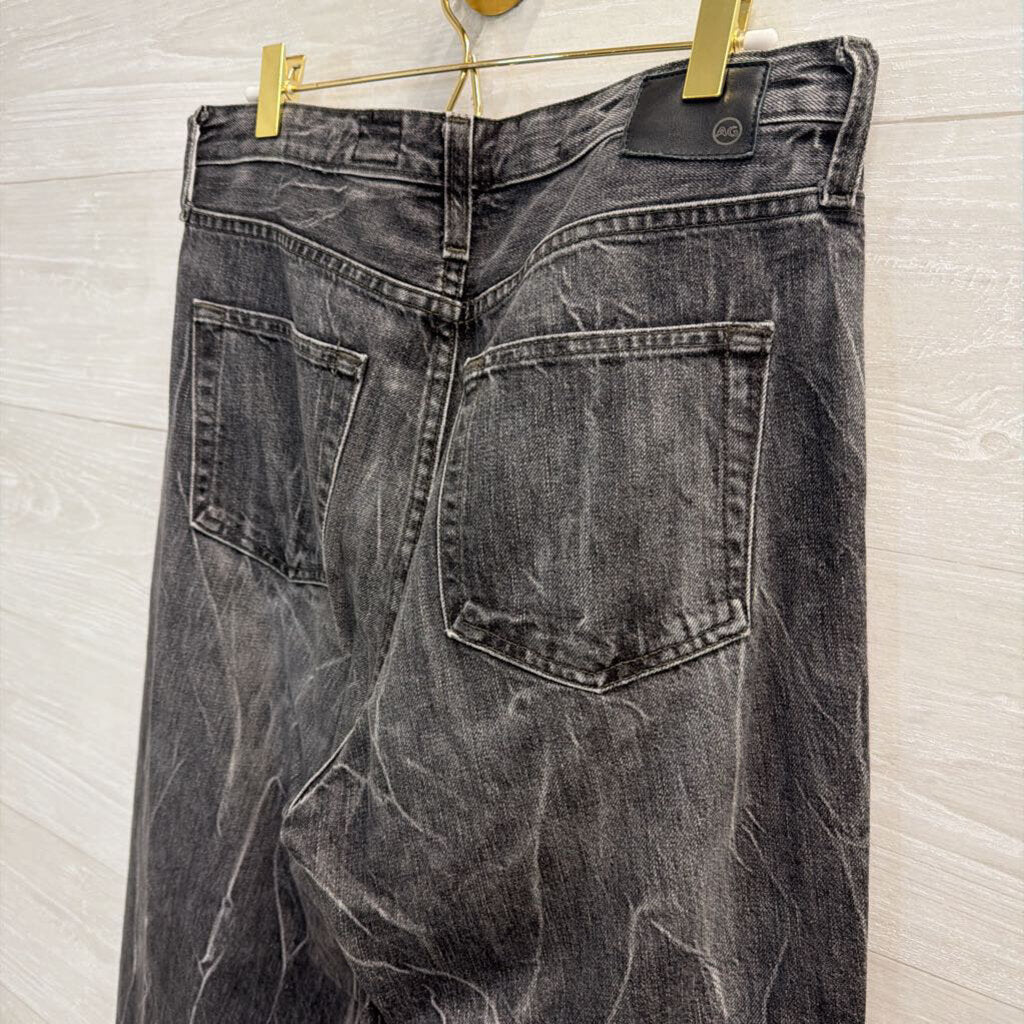 AG Black Denim The Phoebe Distressed Jeans 29
