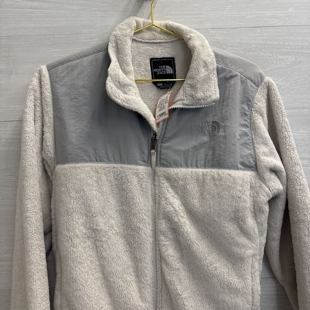 The North Face Grey Soft Fleece Zip Up Jacket Extra Large