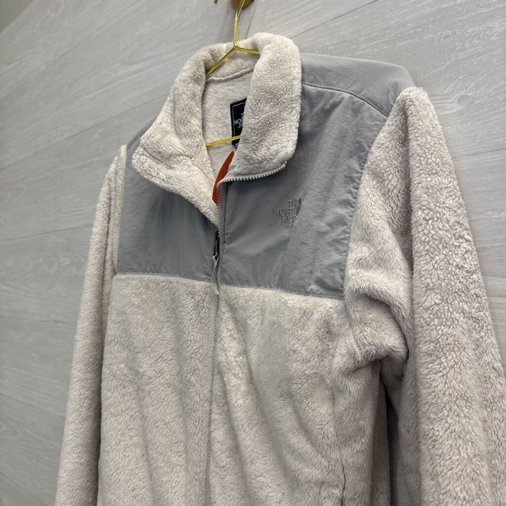 The North Face Grey Soft Fleece Zip Up Jacket Extra Large