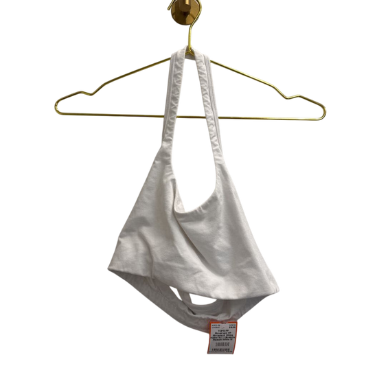 FP Movement White Halter Neck Bralette Medium