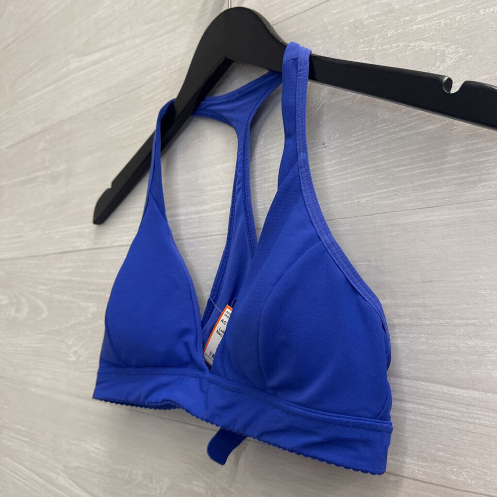 Lululemon Blue V Neck Sports Bra 6