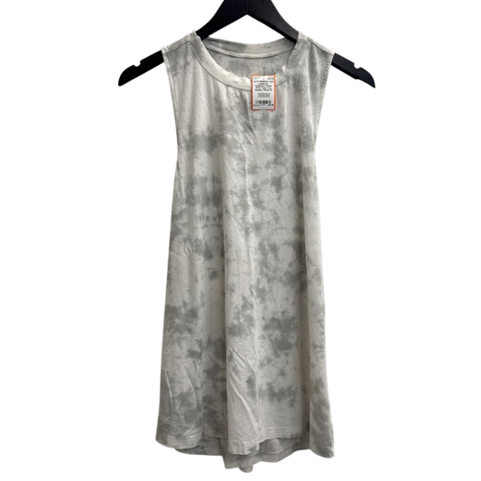 Lululemon White Print Tank Top Medium