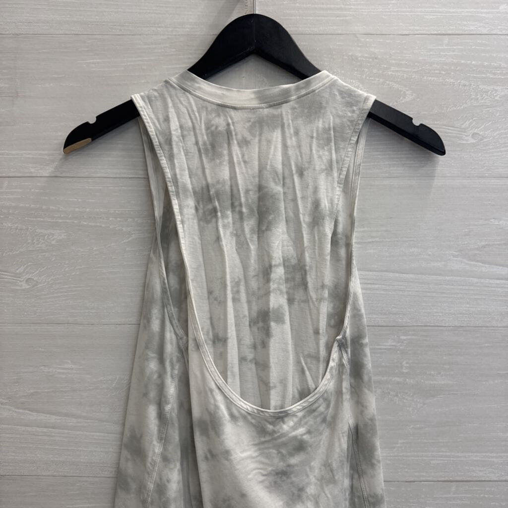 Lululemon White Print Tank Top Medium
