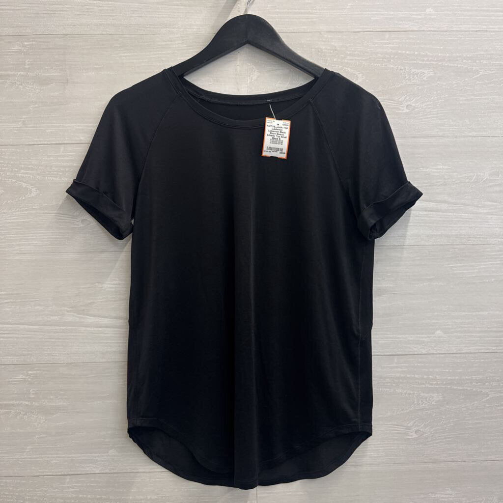Lululemon Black Short Sleeve Athletic Top Small