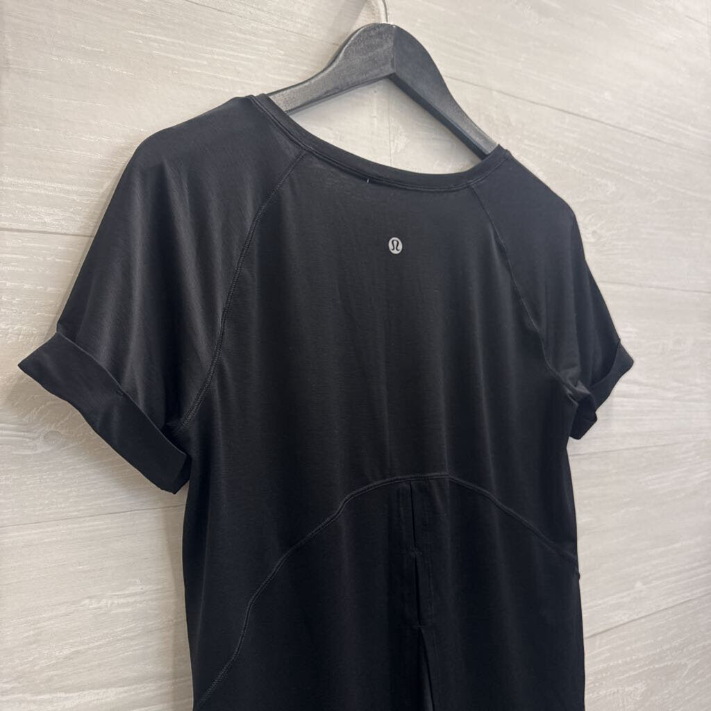 Lululemon Black Short Sleeve Athletic Top Small