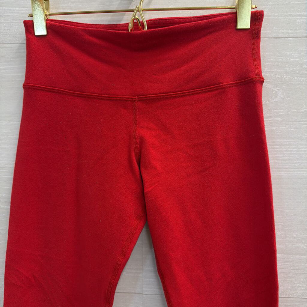 Lululemon Red Cropped Athletic Leggings 6