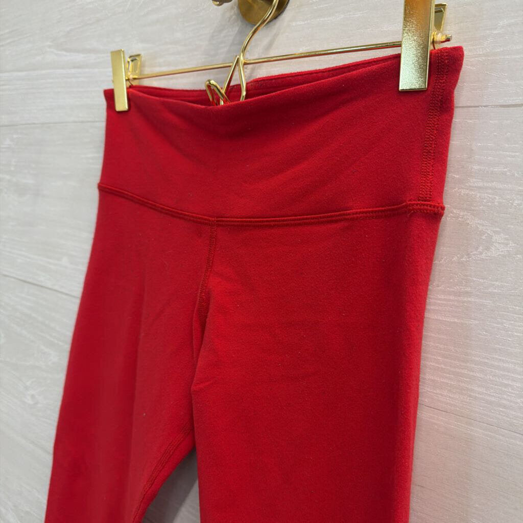 Lululemon Red Cropped Athletic Leggings 6
