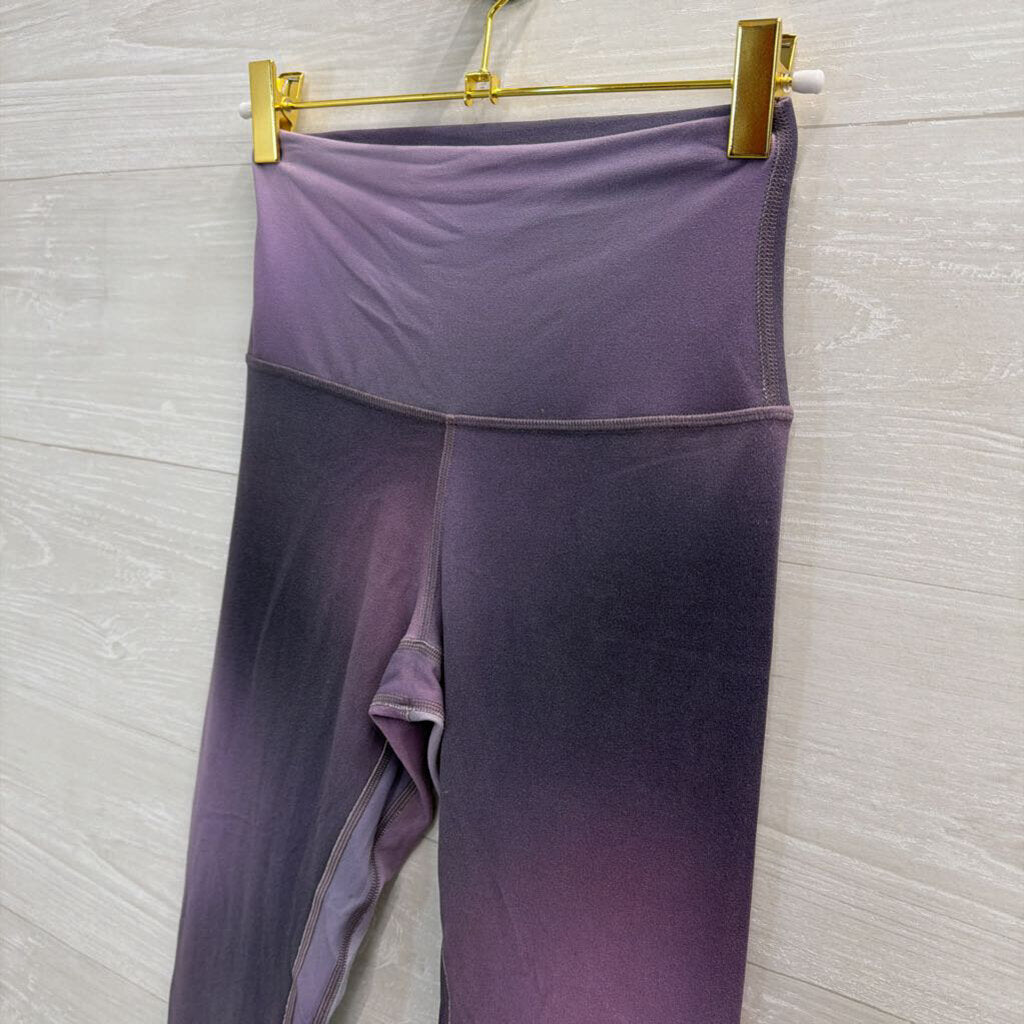 Lululemon Purple/ Grey Print Athletic Leggings 4