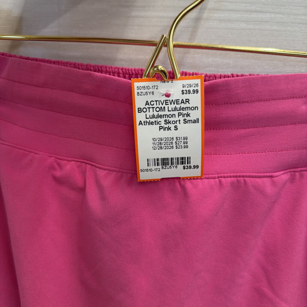 Lululemon Pink Athletic Skort Small