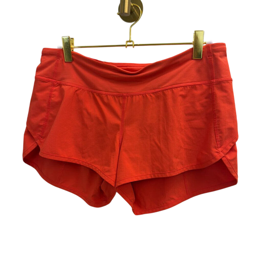 Lululemon Orange Athletic Shorts 6