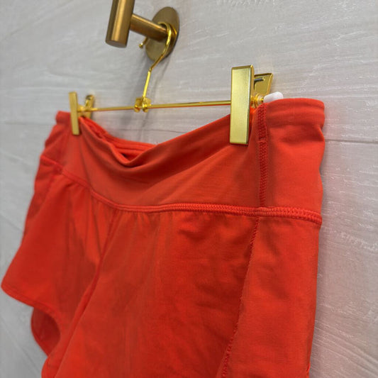 Lululemon Orange Athletic Shorts 6