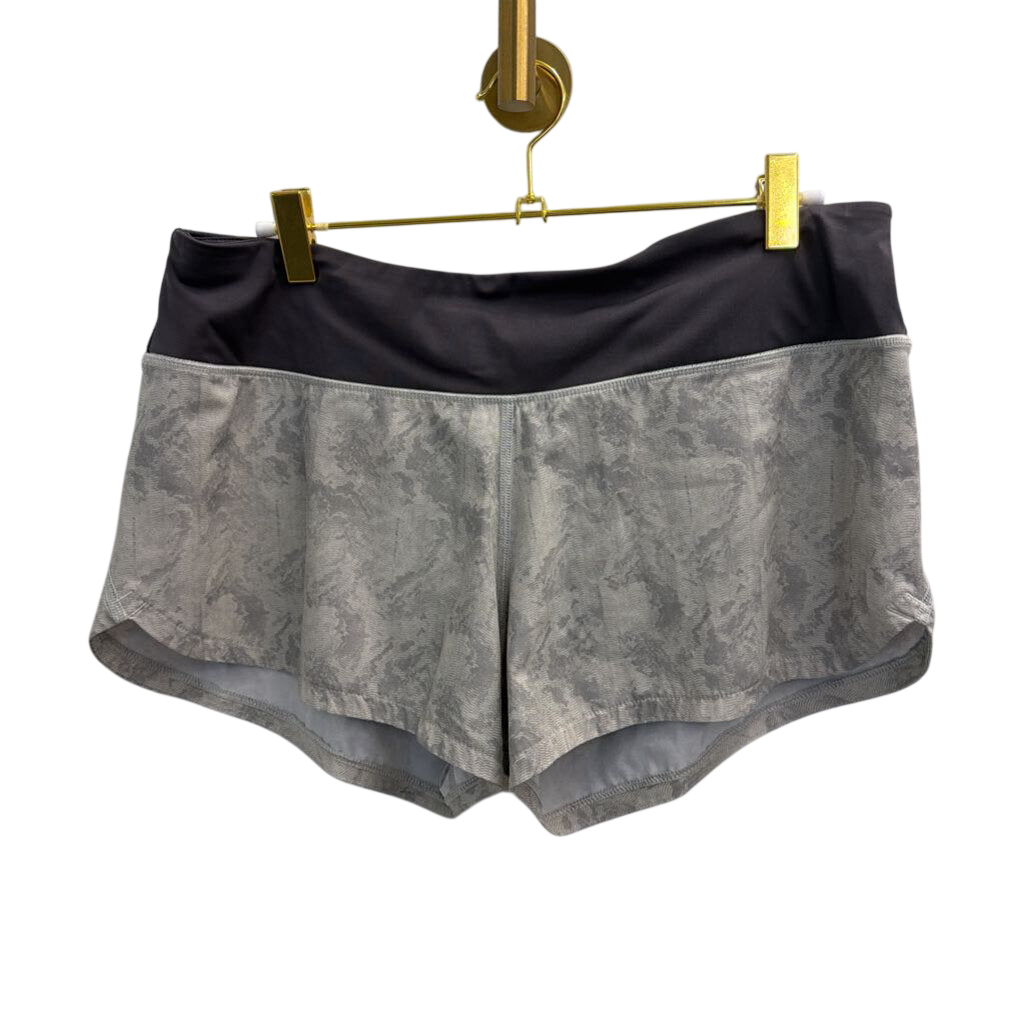 Vuori Grey Print Athletic Shorts Medium