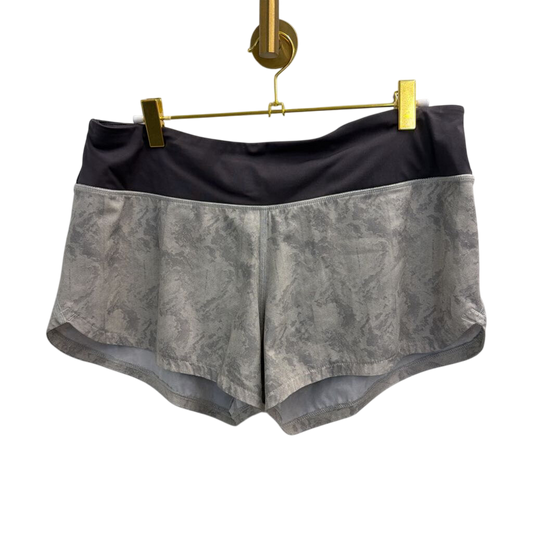 Vuori Grey Print Athletic Shorts Medium