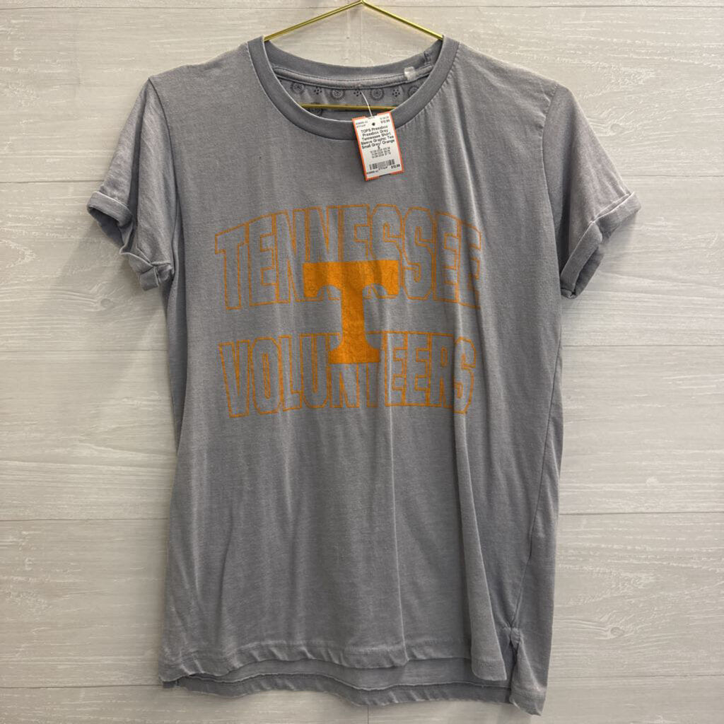 Pressbox Grey Tennessee Short Sleeve Graphic Tee Small