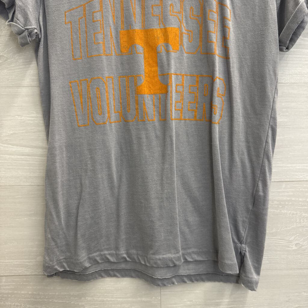 Pressbox Grey Tennessee Short Sleeve Graphic Tee Small