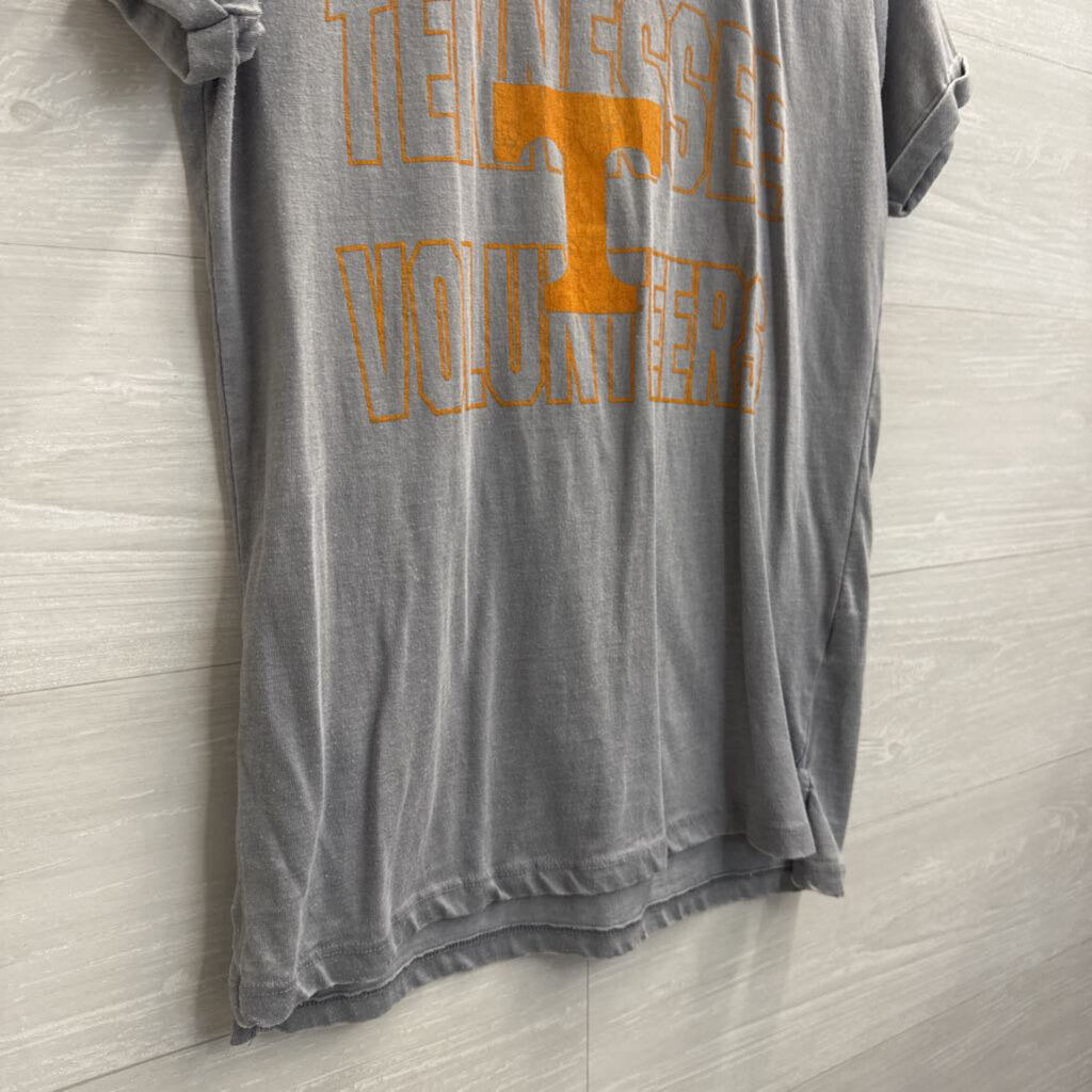 Pressbox Grey Tennessee Short Sleeve Graphic Tee Small