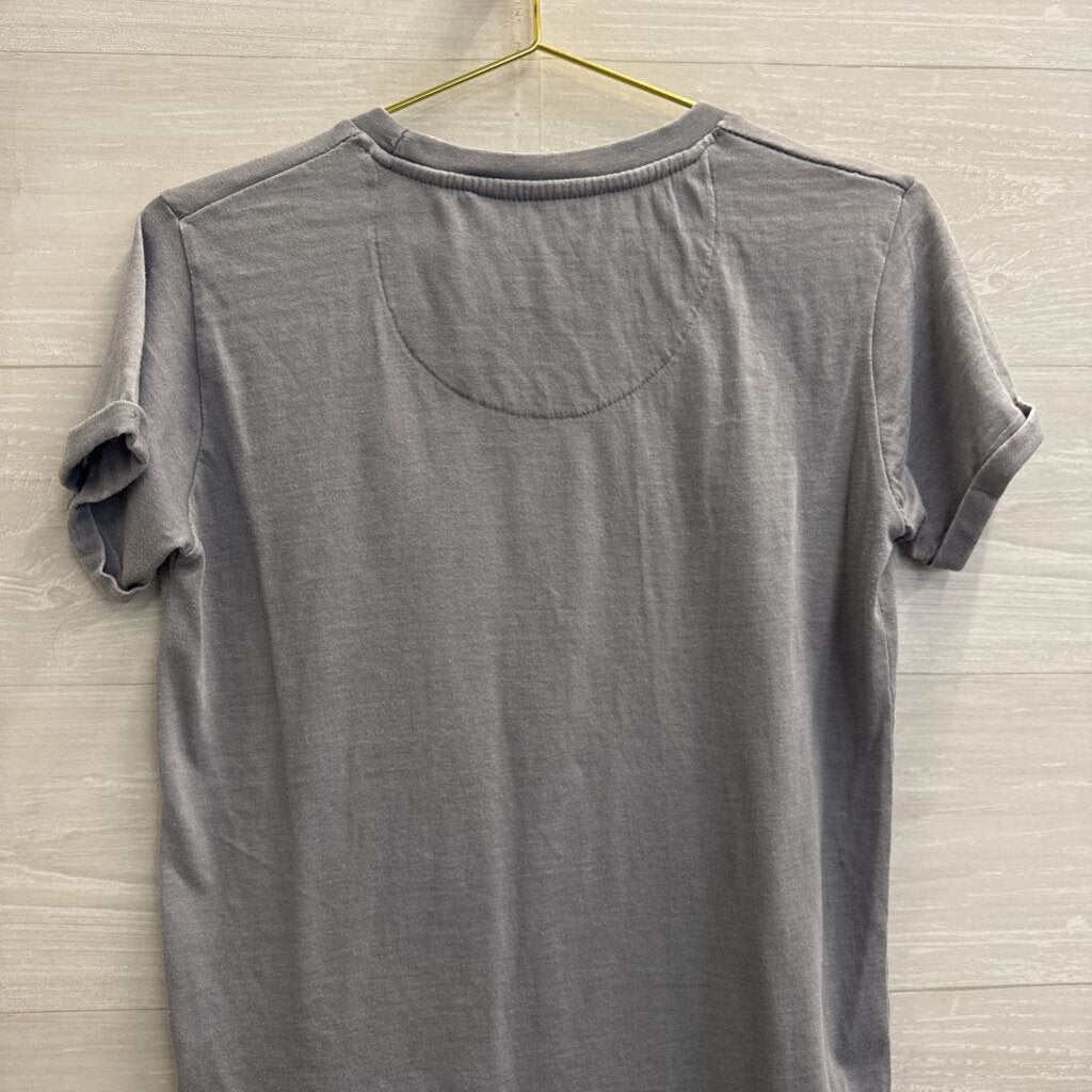 Pressbox Grey Tennessee Short Sleeve Graphic Tee Small
