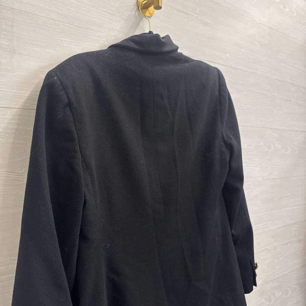 Christian Dior Black/ Gold Double Breasted Blazer Jacket 6