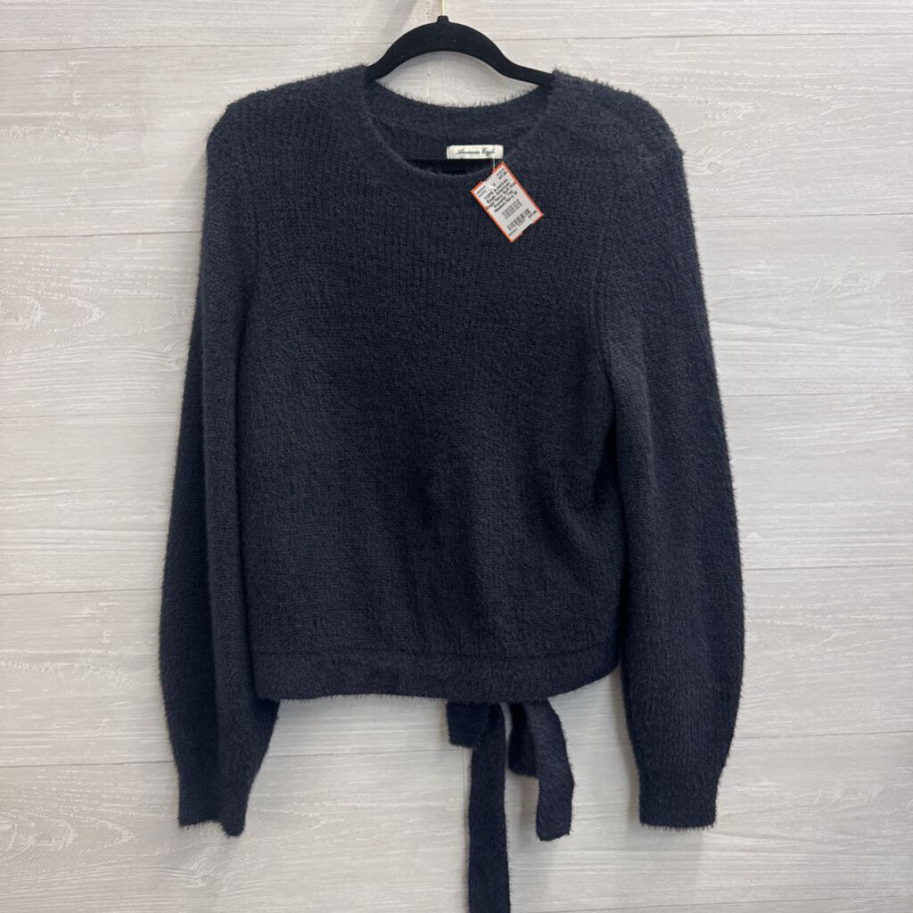 American Eagle Navy Soft Knit Sweater Top Medium