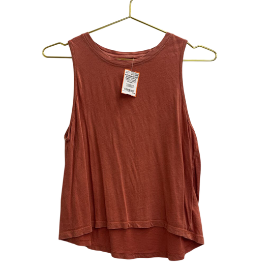 Athleta Orange Cropped Tank Top Small