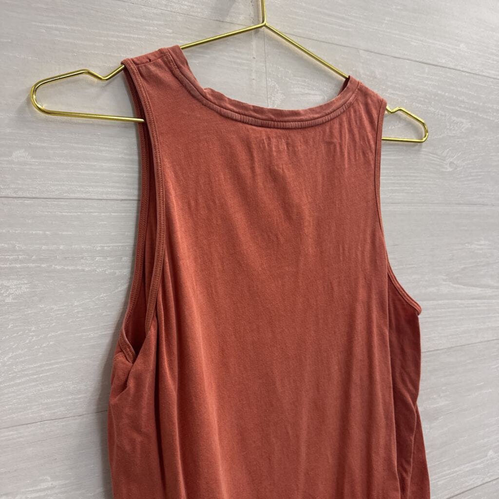 Athleta Orange Cropped Tank Top Small