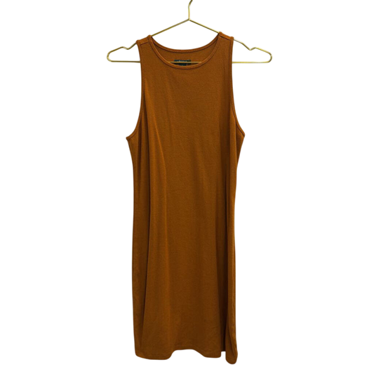 Brown Sleeveless Dress Large
