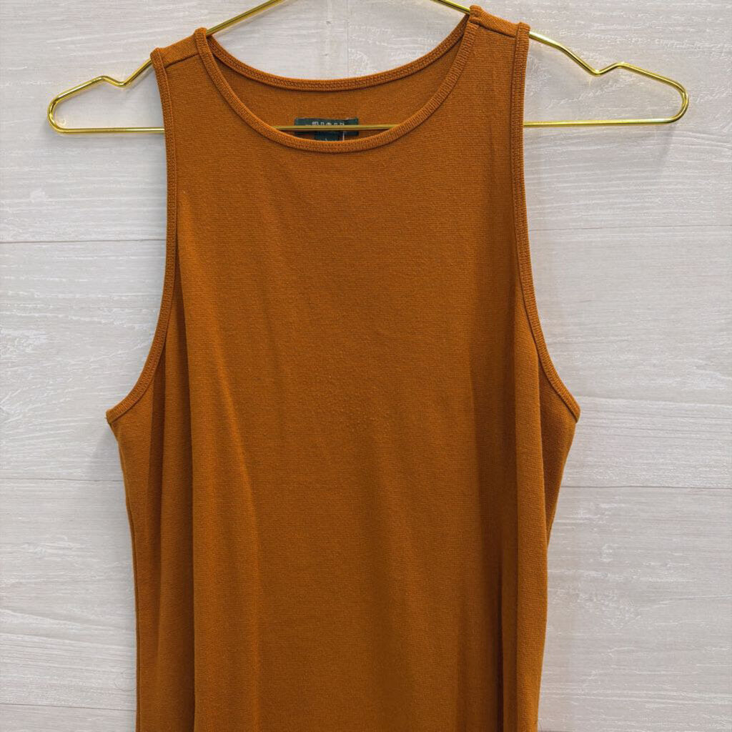 Brown Sleeveless Dress Large