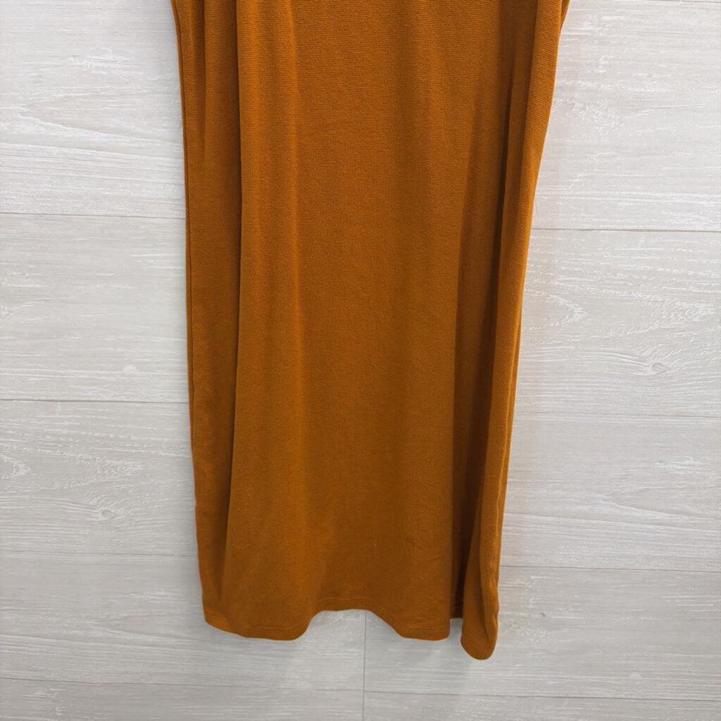 Brown Sleeveless Dress Large