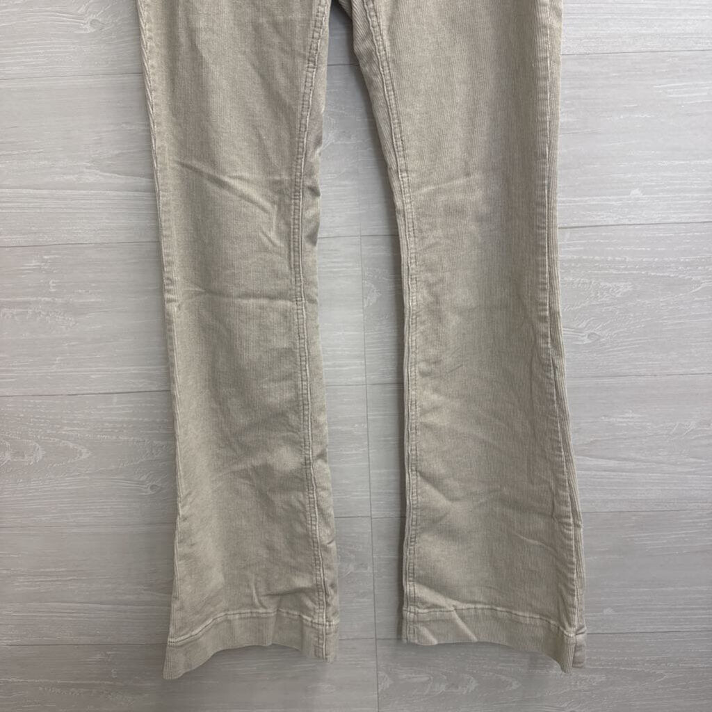 Union Bay Beige Corduroy Flare Leg Pants 7