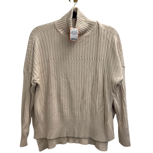 Kallmeyer Beige Ribbed Turtleneck Sweater Extra Small