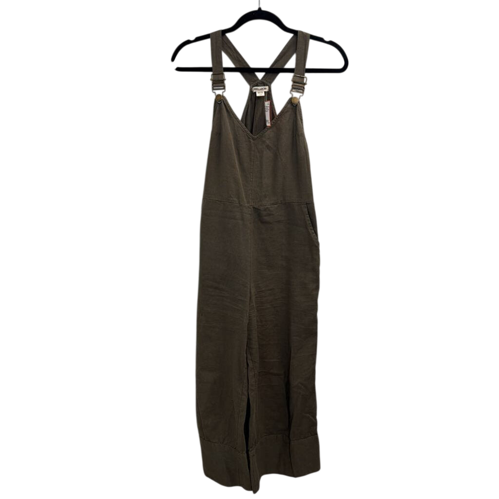Billabong Green Wide Leg Overalls Small