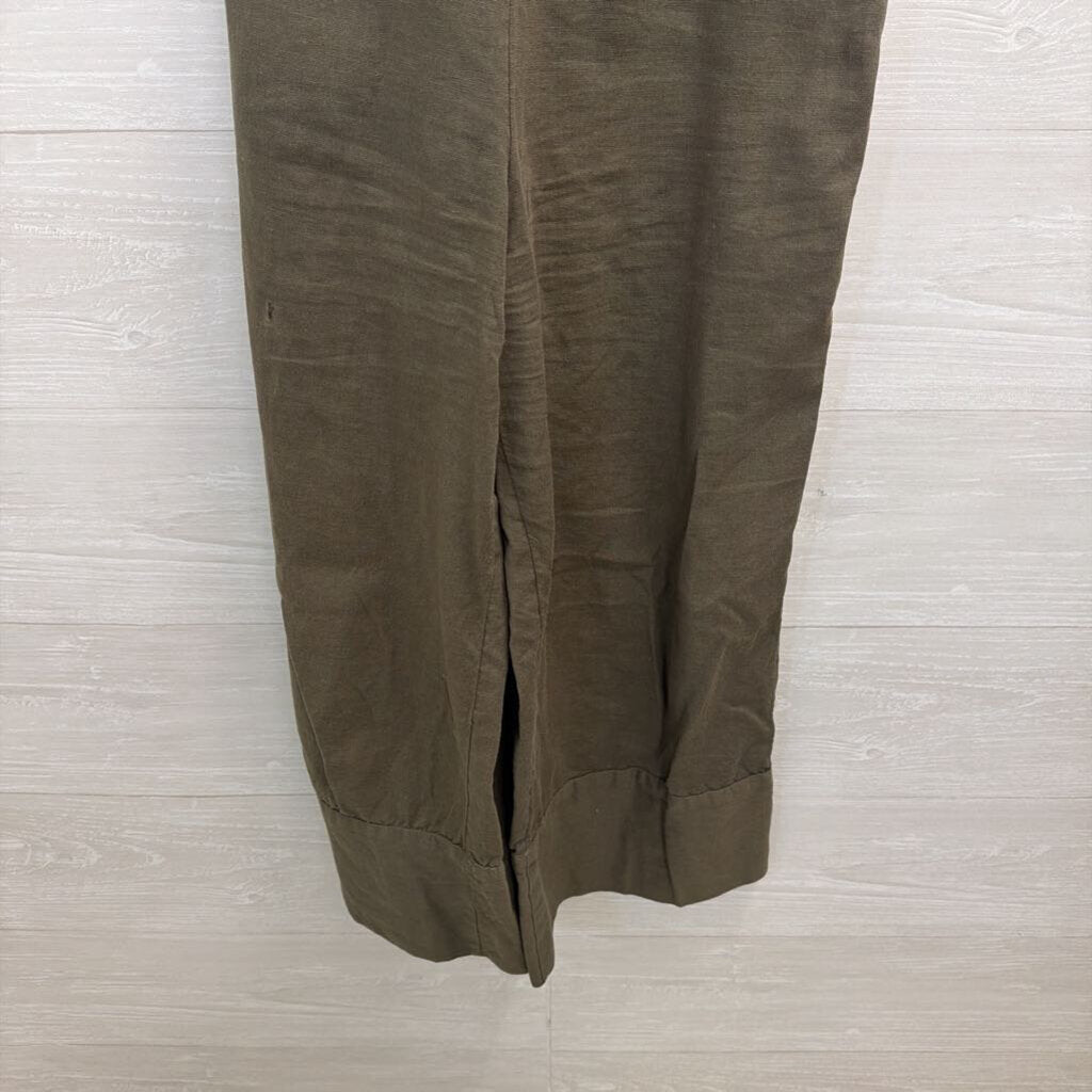 Billabong Green Wide Leg Overalls Small