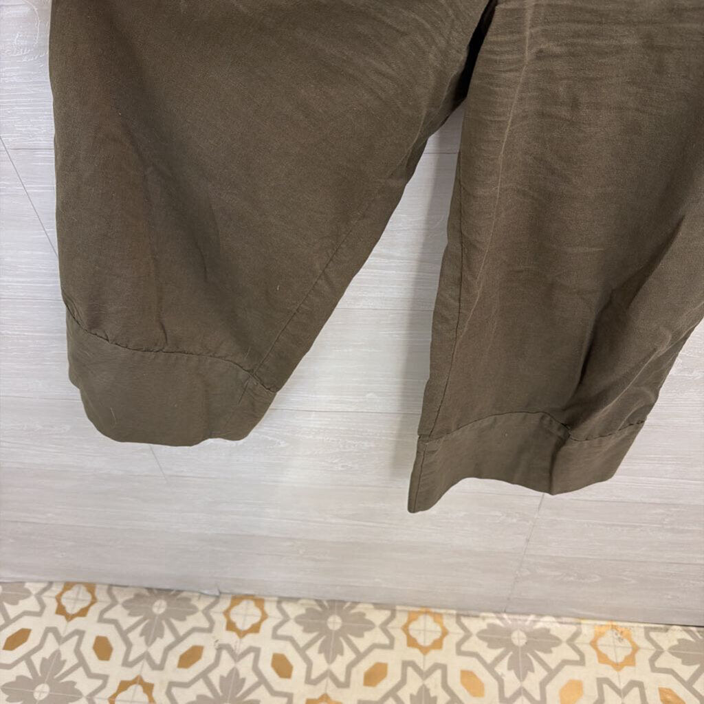 Billabong Green Wide Leg Overalls Small
