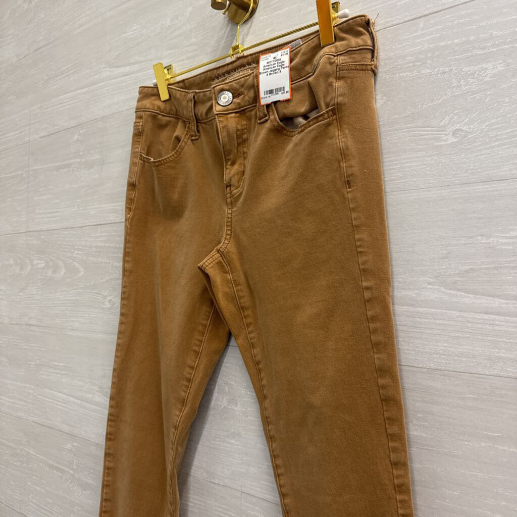American Eagle Brown Jegging Pants 4
