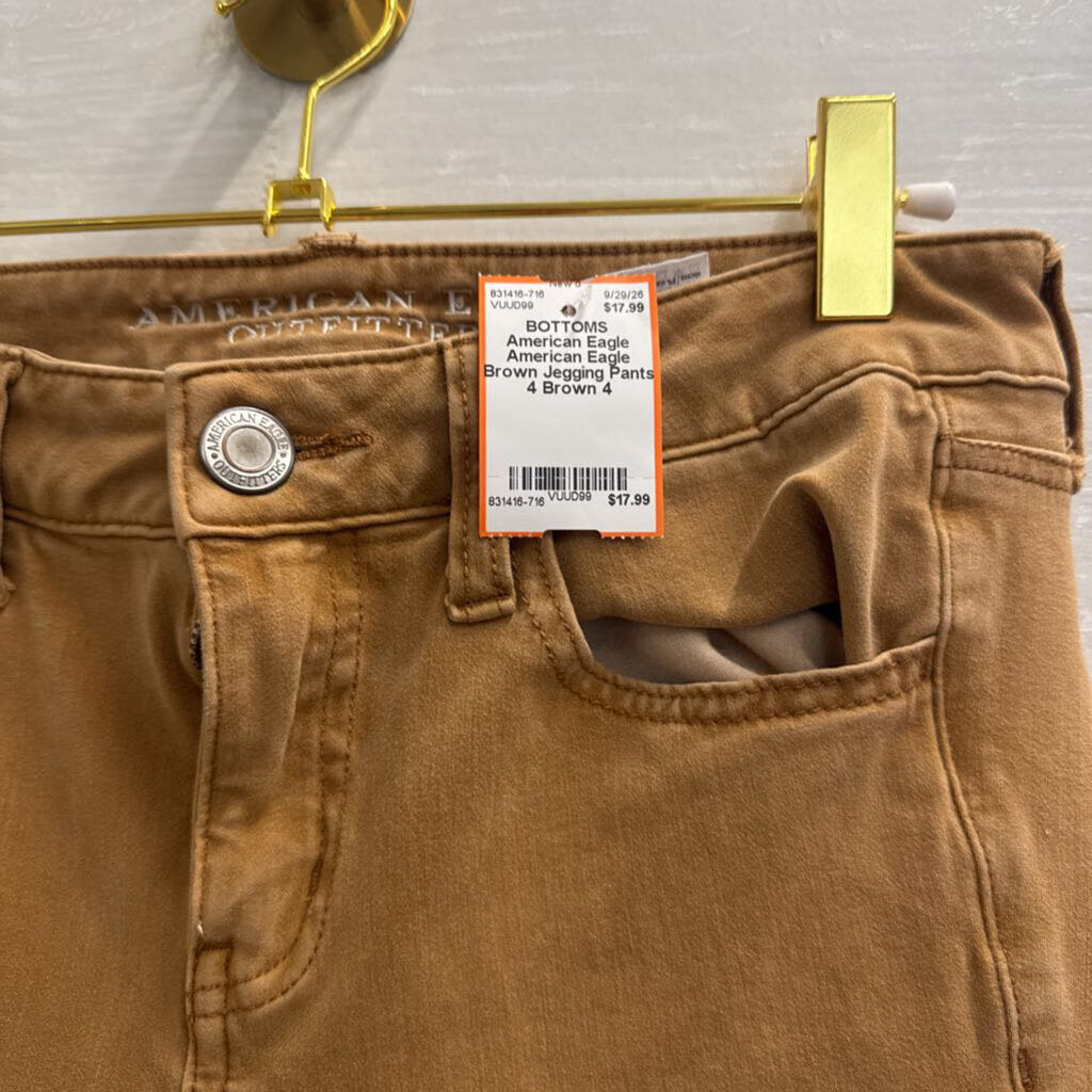 American Eagle Brown Jegging Pants 4