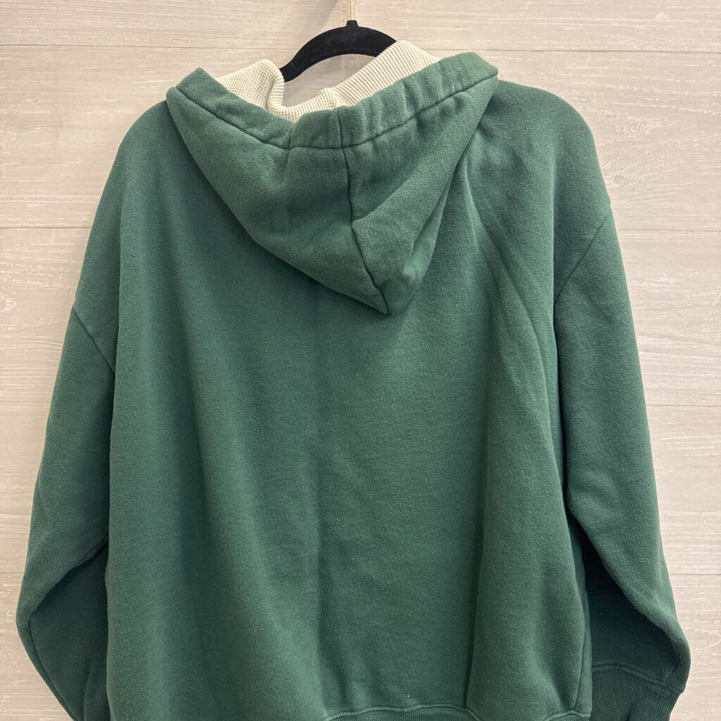 Coca Cola Green Zip Up Hoodie Extra Large
